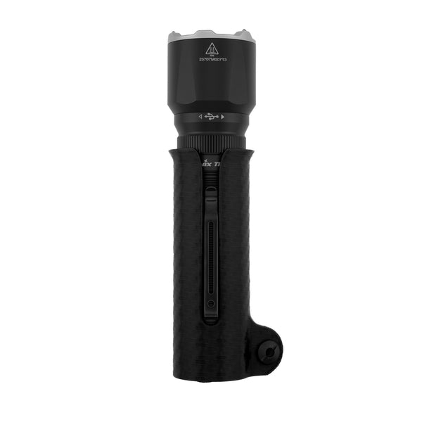Flashlight Holster for Fenix TK22R - Black - front view