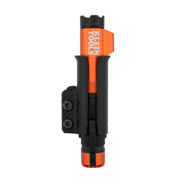 Flashlight Holster for Klein Tools 56040 - Black - front view