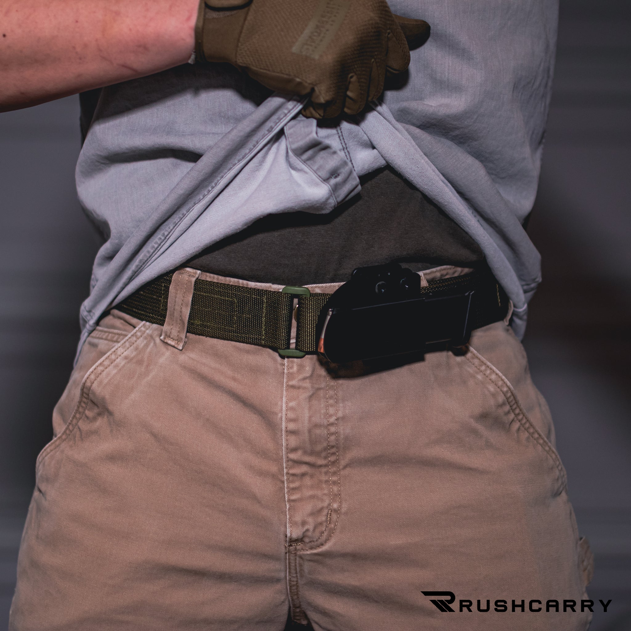 rushcarry magazine holster left side