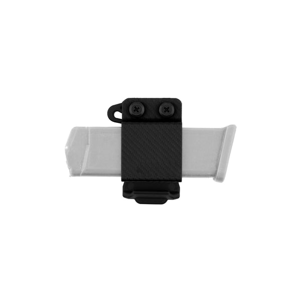 Mag Carrier for Glock 32, Horizontal Carry - Black - front view