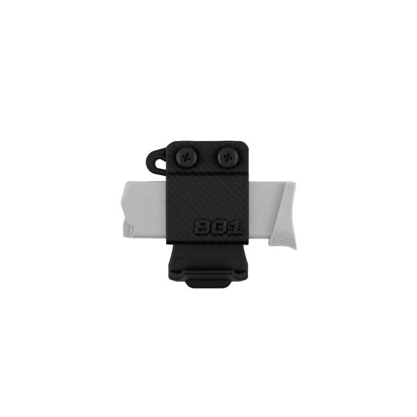 Mag Carrier for Smith & Wesson Bodyguard 380, Horizontal Carry - Black - front view