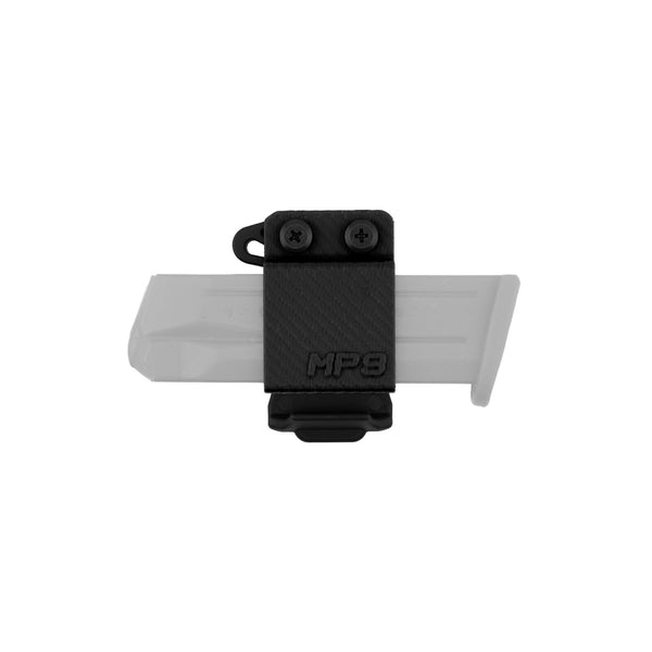 Mag Carrier for Smith & Wesson M&P9, Horizontal Carry - Black - front view
