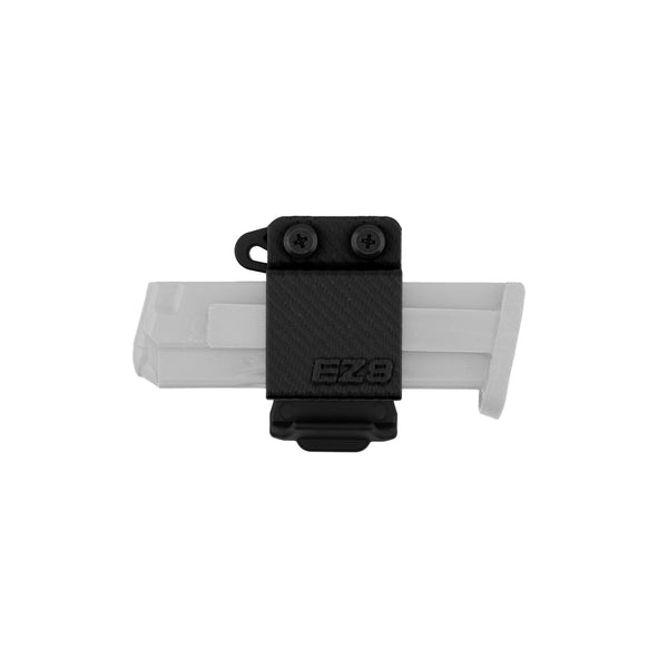 Mag Carrier for Smith & Wesson Shield EZ 9mm, Horizontal Carry - Black - front view