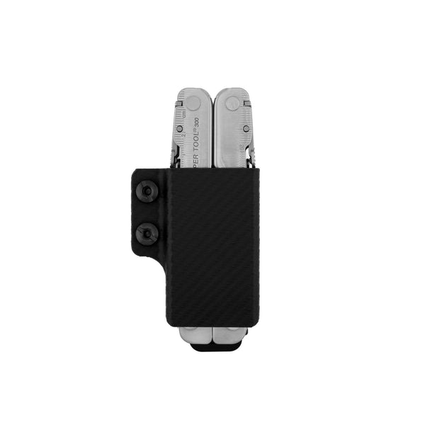 Multitool Holster for Leatherman Super Tool 300 - Black - front view