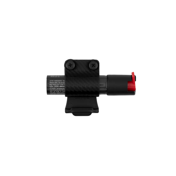 Pepper Spray Holster for Sabre Compact, Horizontal Carry - Black - front view