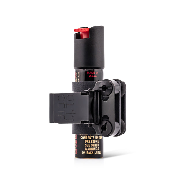 Utility Clip Holster for SABRE Compact Pepper Spray (Clips to Bags, Straps, Upholstery)