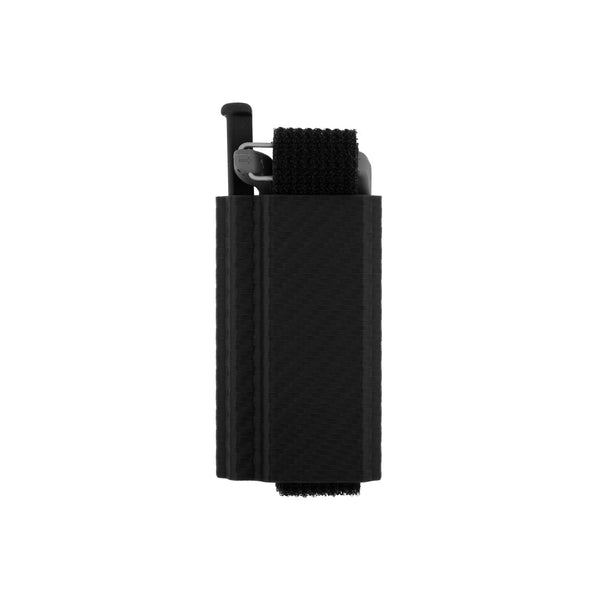Tourniquet Holder for Snakestaff Systems ETQ Gen 2 - Black - 1" Tourniquet - Belt Lock - front view